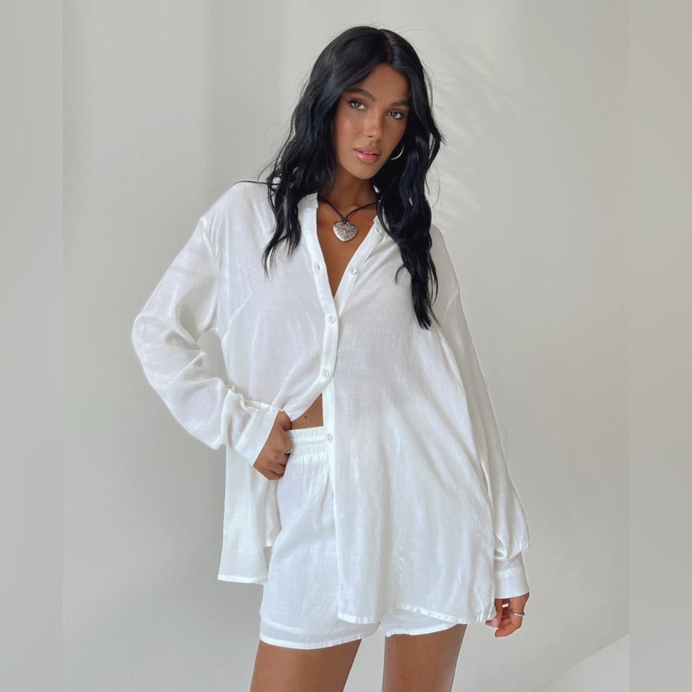 Princess Polly white short set